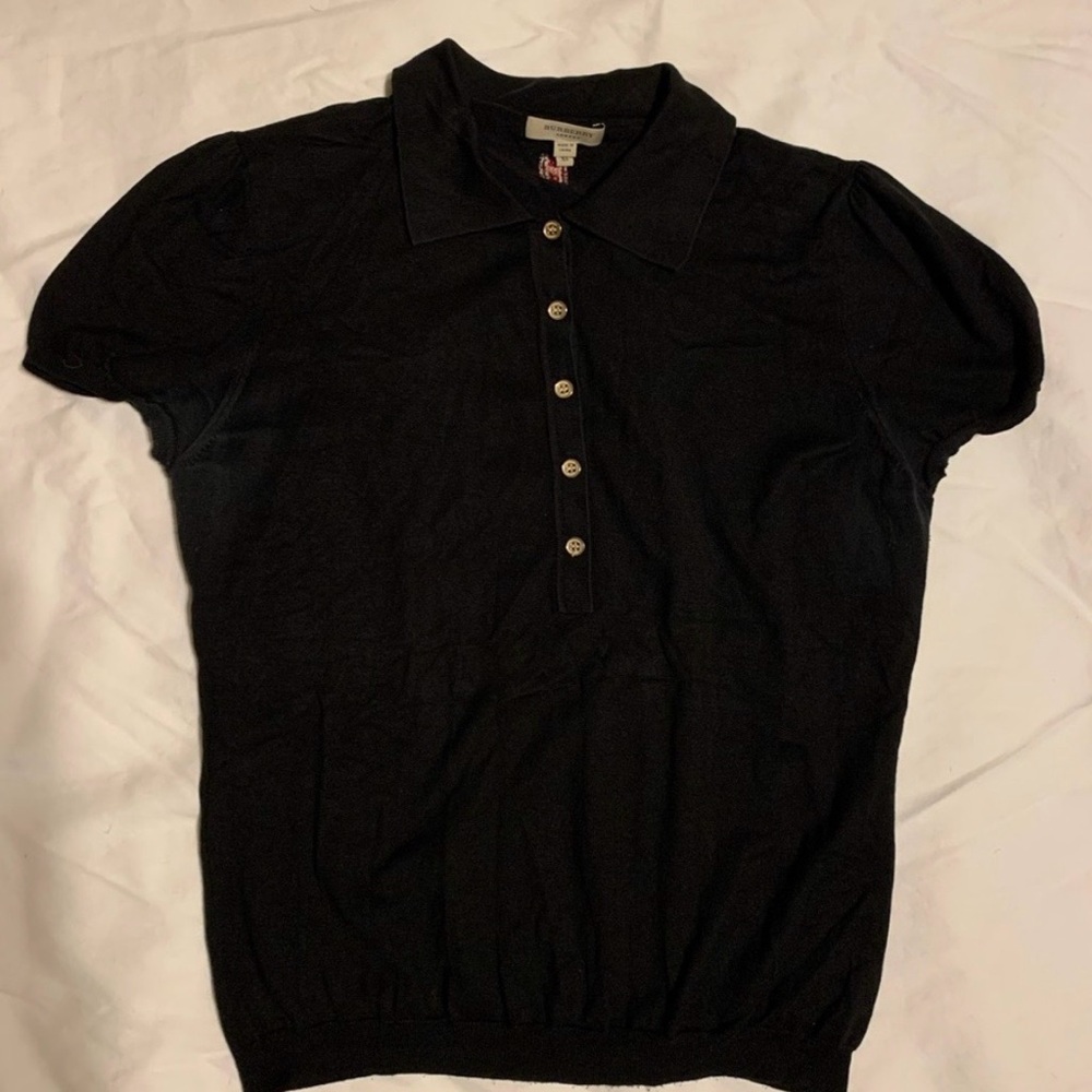 Burberry Black Button-Down Women's Shirt